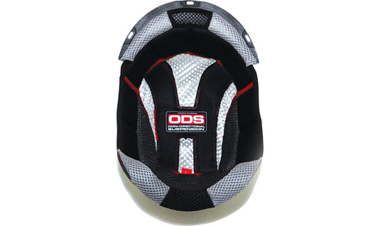 6D Liner for ATR-1 Helmet - Lg - Black/Silver
