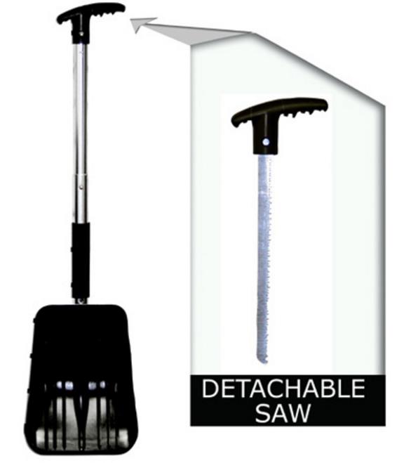 Spi SM-12109-1 Snow Shovel with Detachable Saw