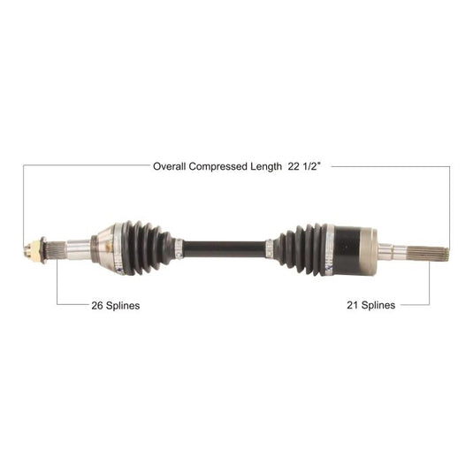 Tytaneum CAN-6075HD Heavy Duty CV Axle