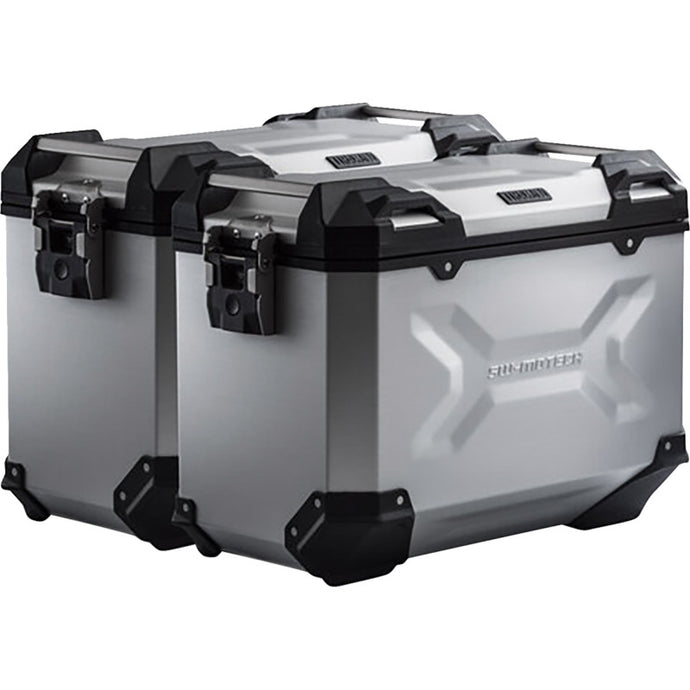 Sw-Motech KFT.04.621.70100/S TRAX ADV Side Case Set - 45/45l. - Silver