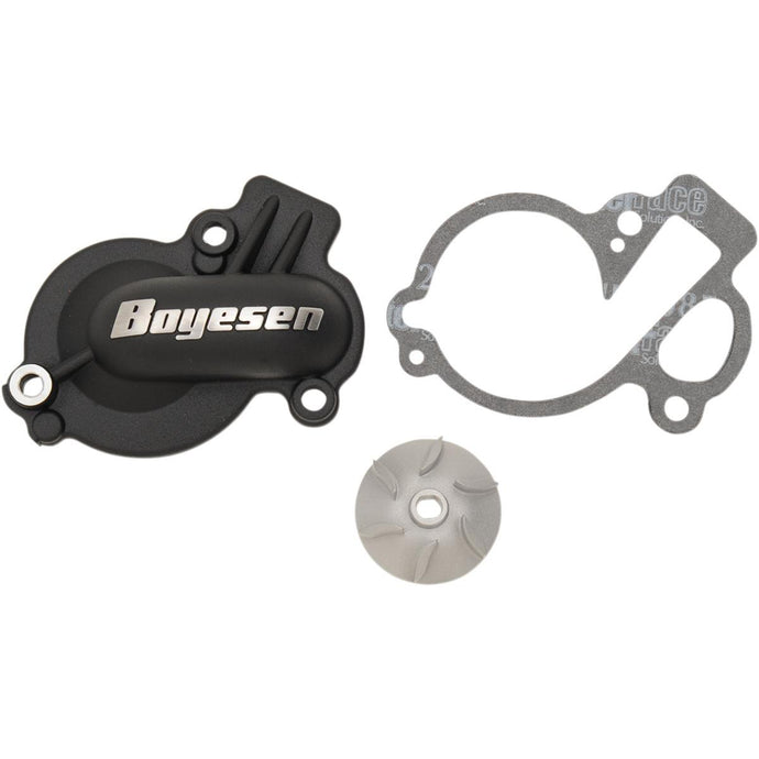Boyesen WPK-44AB Supercooler Water Pump Cover and Impeller Kit - Black