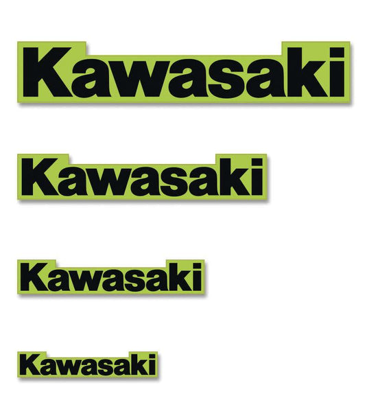 Dcor 40-20-112 Decal Pack - 12in. Logo - Kawasaki