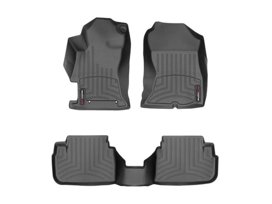 Weathertech 441107-1-2 WT FloorLiner - Front - Blk