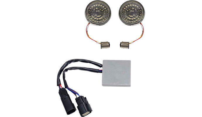 Custom Dynamics CD-STS-AR-57 Smart LED 1157 Bullet Turn Signals - Amber/Red