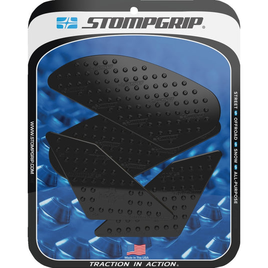 Stompgrip 55-10-0167B Volcano Profile Traction Tank Grip - Street - Black