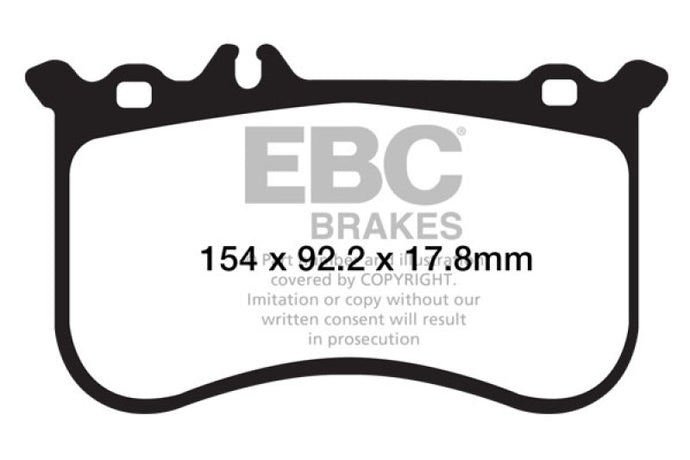 Ebc DP42138R EBC Yellowstuff Brake Pad Sets
