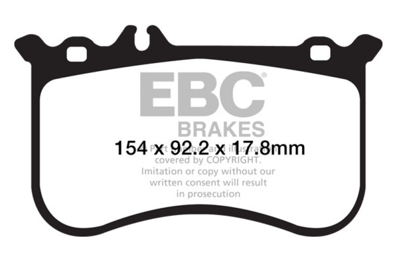 Load image into Gallery viewer, Ebc DP42138R EBC Yellowstuff Brake Pad Sets

