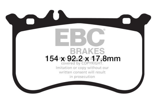 Ebc DP42138R EBC Yellowstuff Brake Pad Sets