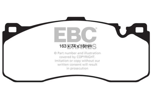 Ebc DP41995R EBC Yellowstuff Brake Pad Sets