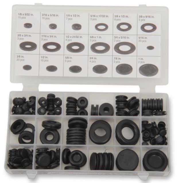 Performance Tools W5214 Rubber Grommet and Plug Assortment