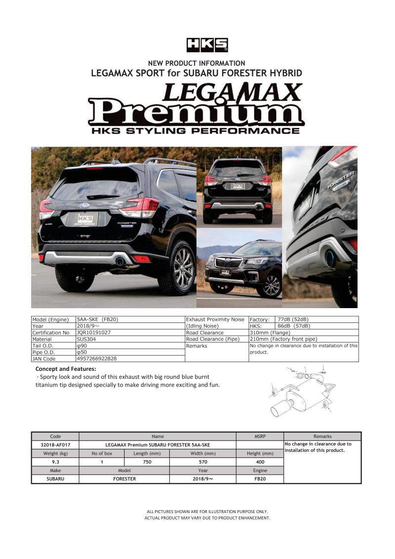 Load image into Gallery viewer, Hks 32018-AF017 HKS Exhaust - Legamax Premium
