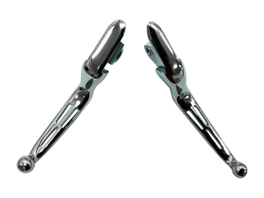 Harddrive 053574 Custom Levers - Three-Slot - Chrome