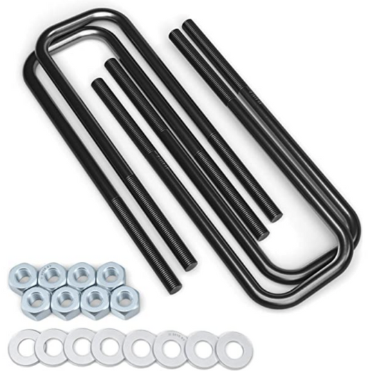 Fabtech FTS1500UBK-3 FAB Leaf Spring U-Bolt Kit