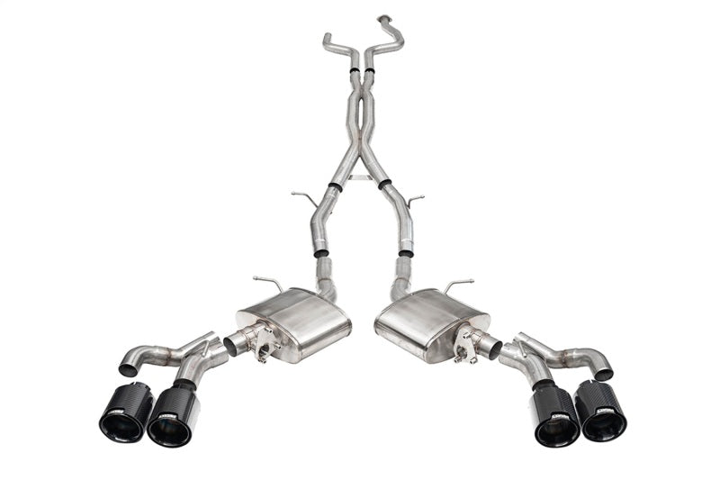 Load image into Gallery viewer, Corsa Performance 21320CFBLK COR Cat-Back + X-Pipe Sport
