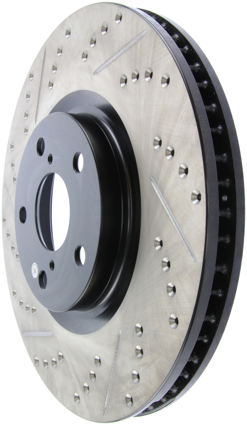 Load image into Gallery viewer, Stoptech 127.44104R ST Slot &amp; Drill Brake Rotors
