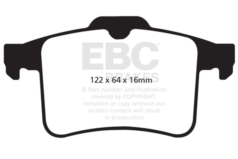 Load image into Gallery viewer, Ebc DP42059R EBC Yellowstuff Brake Pad Sets
