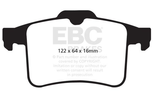 Ebc DP42059R EBC Yellowstuff Brake Pad Sets