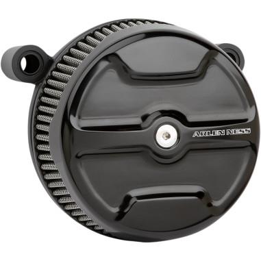 Arlen Ness 18-750 Big Sucker Stage I Air Filter Kit - Black Knuckle - Red Filter