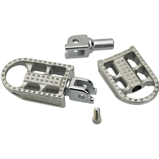 Biltwell Inc. 7002-302-03 Mushman Footpegs - Raw Polished