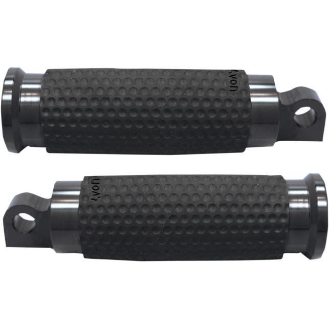Avon Grips FP-GEL-70-ANO Air Gel Footpegs - Black Anodized