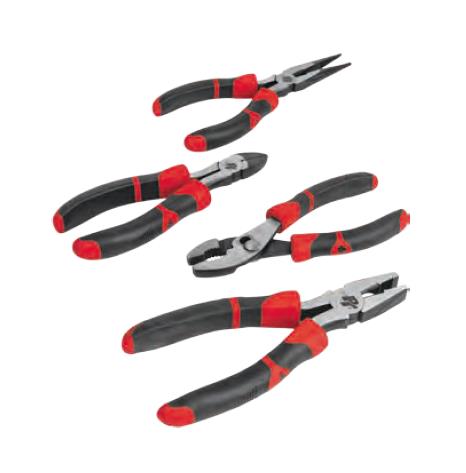 Performance Tools W30765 4 Piece Pliers Set with Non-Slip Grips