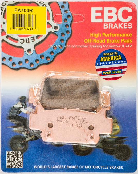 Ebc FA703R R Series Long Life Sintered Brake Pads