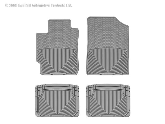 Weathertech W71GR-W20GR WT Rubber Mats - Rear - Grey