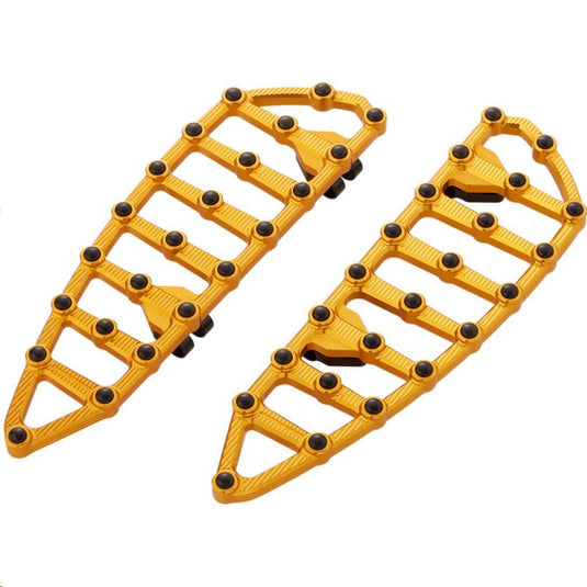 Arlen Ness 06-894 MX Driver Floorboards - Gold Anodized