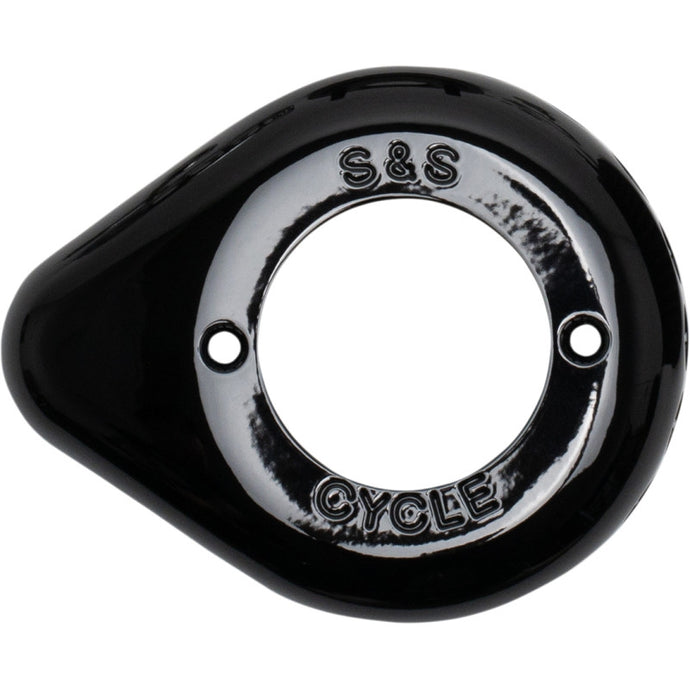 S&S Cycle 170-0686 Teardrop Air Cleaner Cover - Gloss Black