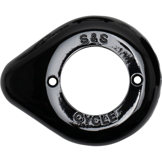 S&S Cycle 170-0686 Teardrop Air Cleaner Cover - Gloss Black
