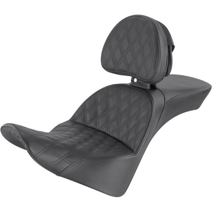Saddlemen 818-33-030LS Explorer LS Touring Seat with Backrest