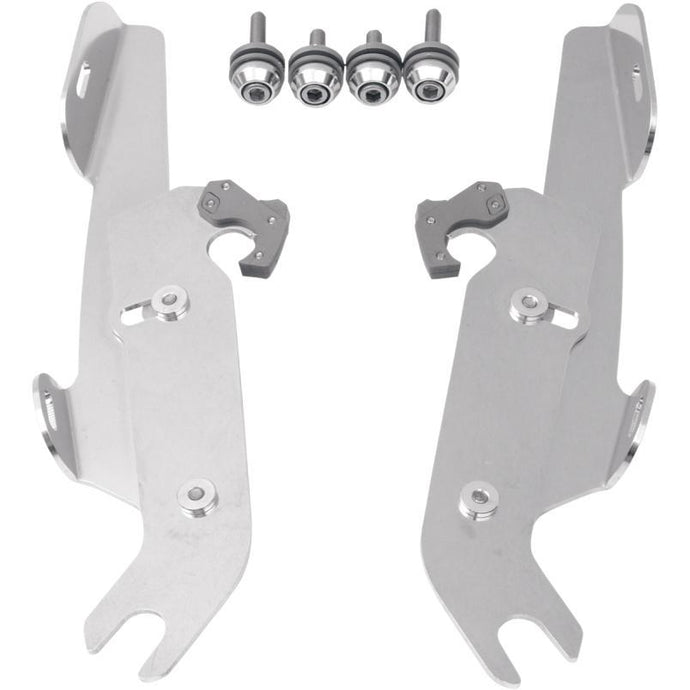 Memphis Shades MEM8928 Trigger-Lock Mount Kit for Sportshield Windshields - Polished