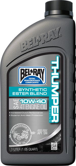 Bel-Ray 99520-B1LW Thumper Racing Synthetic Ester Blend 4T Engine Oil - 10W40 - 1L.