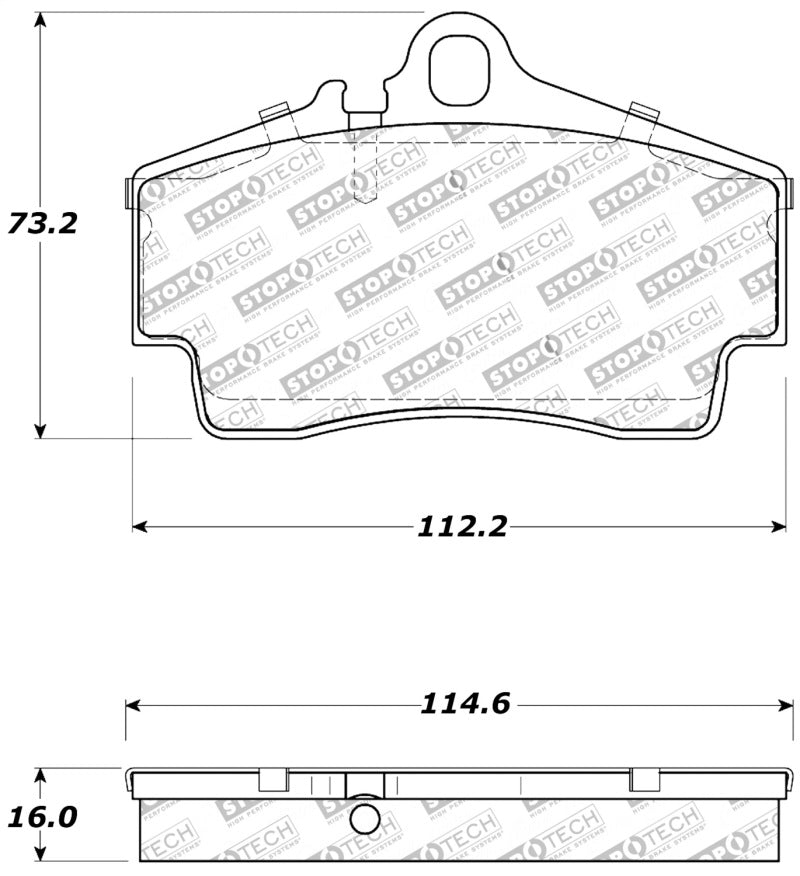 Load image into Gallery viewer, Stoptech 309.07380 ST Sport Brake Pads
