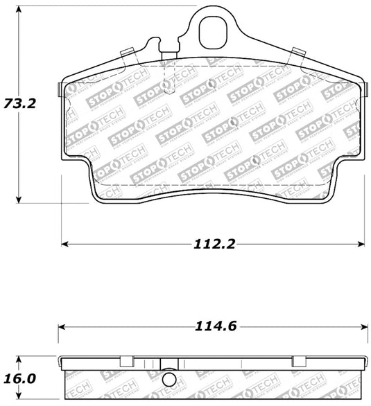 Stoptech 309.07380 ST Sport Brake Pads
