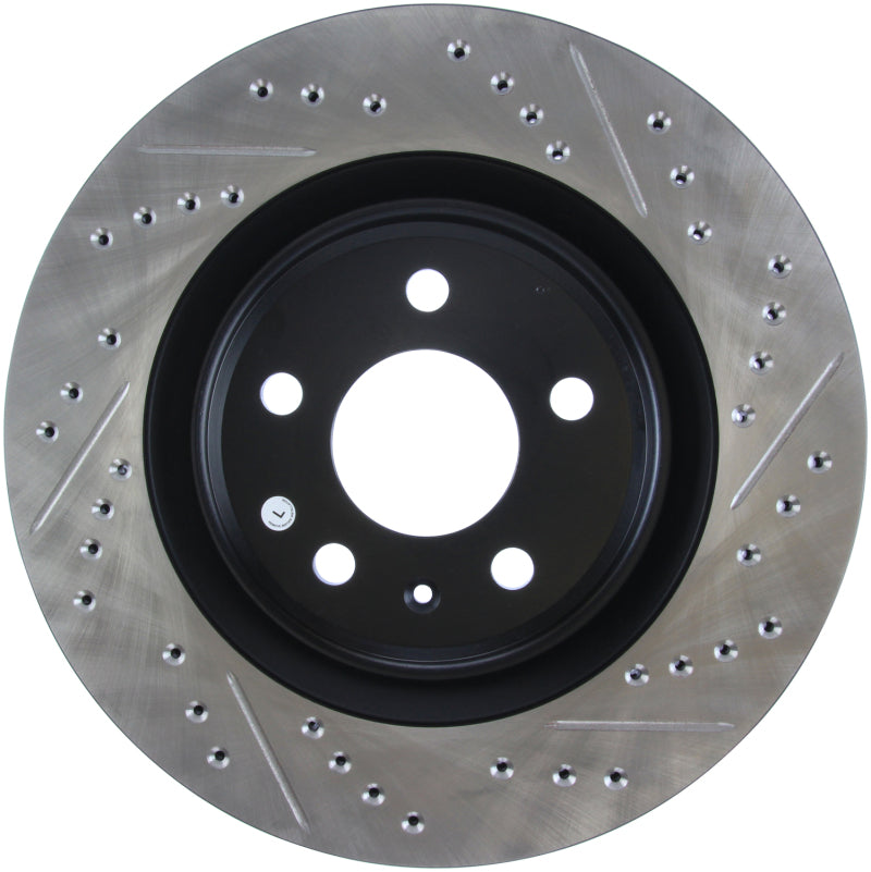 Load image into Gallery viewer, Stoptech 127.33137L ST Slot &amp; Drill Brake Rotors
