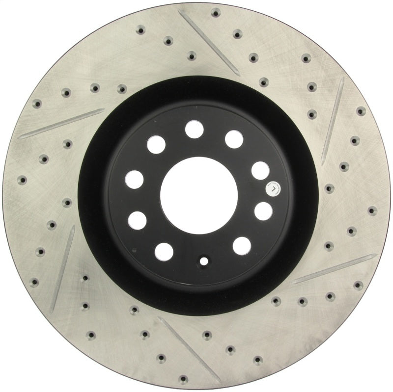 Load image into Gallery viewer, Stoptech 127.33112L ST Slot &amp; Drill Brake Rotors
