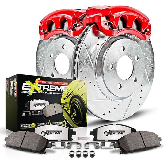 Powerstop KC4023-26 PSB Red Calipers