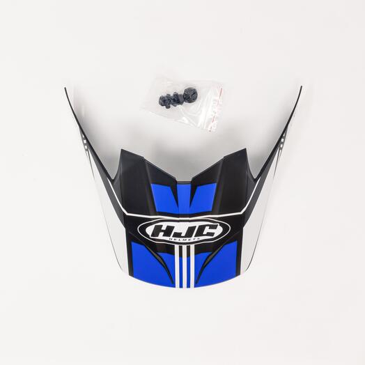 Hjc Visor for CS-MX 2 Trax Helmets - Semi-Flat Blue (MC-2SF)
