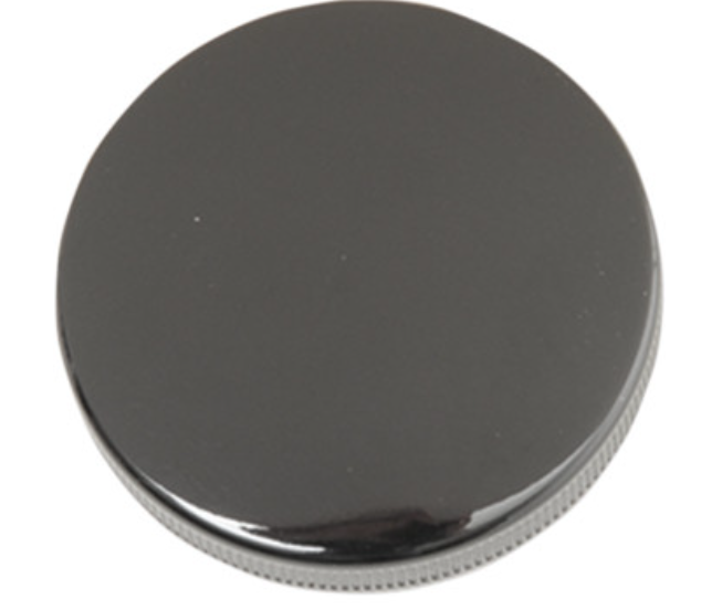 Drag Specialties 0703-0547 Aluminum Gas Cap - Vented - Gloss Black