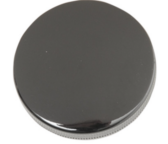 Drag Specialties 0703-0547 Aluminum Gas Cap - Vented - Gloss Black