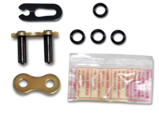 D.I.D ZJ520VX3G Rivet Connecting Link for 520VX3 Pro Street X-Ring V Series Chain - Gold