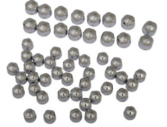 Ciro 70021 Engine Bolt Cap Set - Diamond-Cut Crown - Chrome