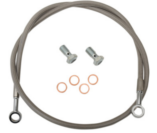 Parts Unlimited 1741-5075 Extended Length Brake Line - 37in.