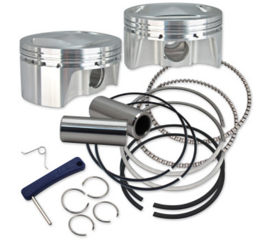 S&S Cycle 920-0101 High Compression Piston Kit - 3.397in. Bore