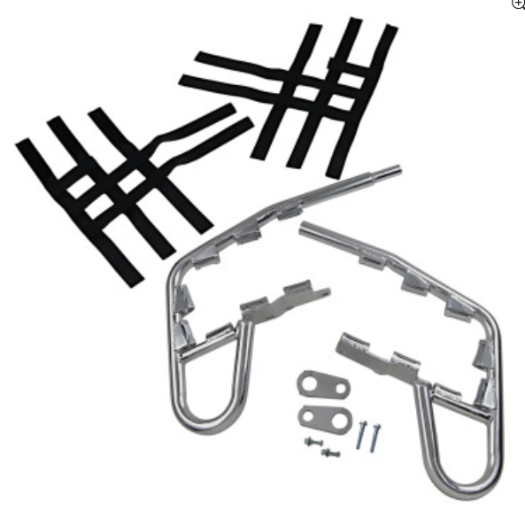 Motorsport Products 81-1501 EZ-FIT Nerf Bars - Silver