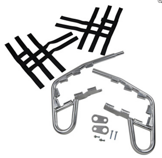 Motorsport Products 81-1501 EZ-FIT Nerf Bars - Silver