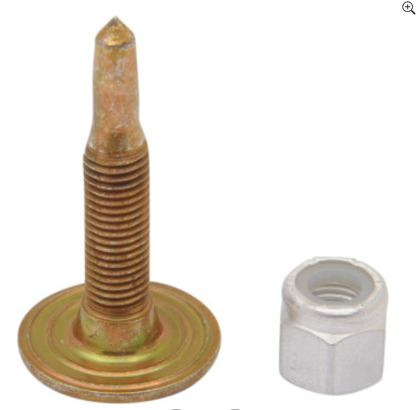 Stud Boy 2166-P2-PS Power Point Carbide Push-Through Studs without Locknuts - 1.375in. Stud Length