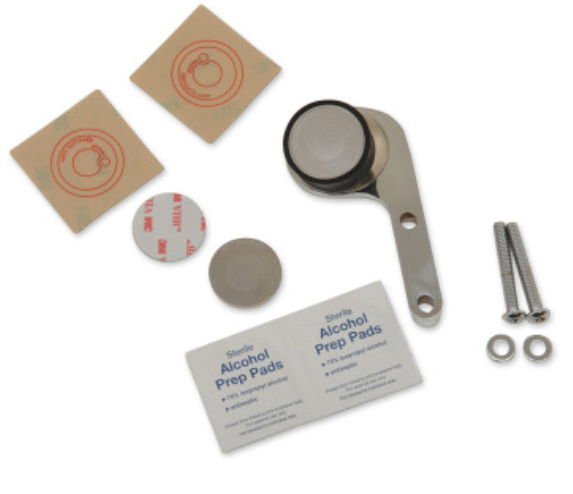 Klock Werks KWD-01-0380RC iOmounts Handlebar Perch Mount Kit - Right Hand - Chrome