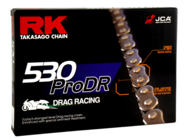 Rk 530PRODR-120 530 Pro DR Drag Racing Chain - 120 Links